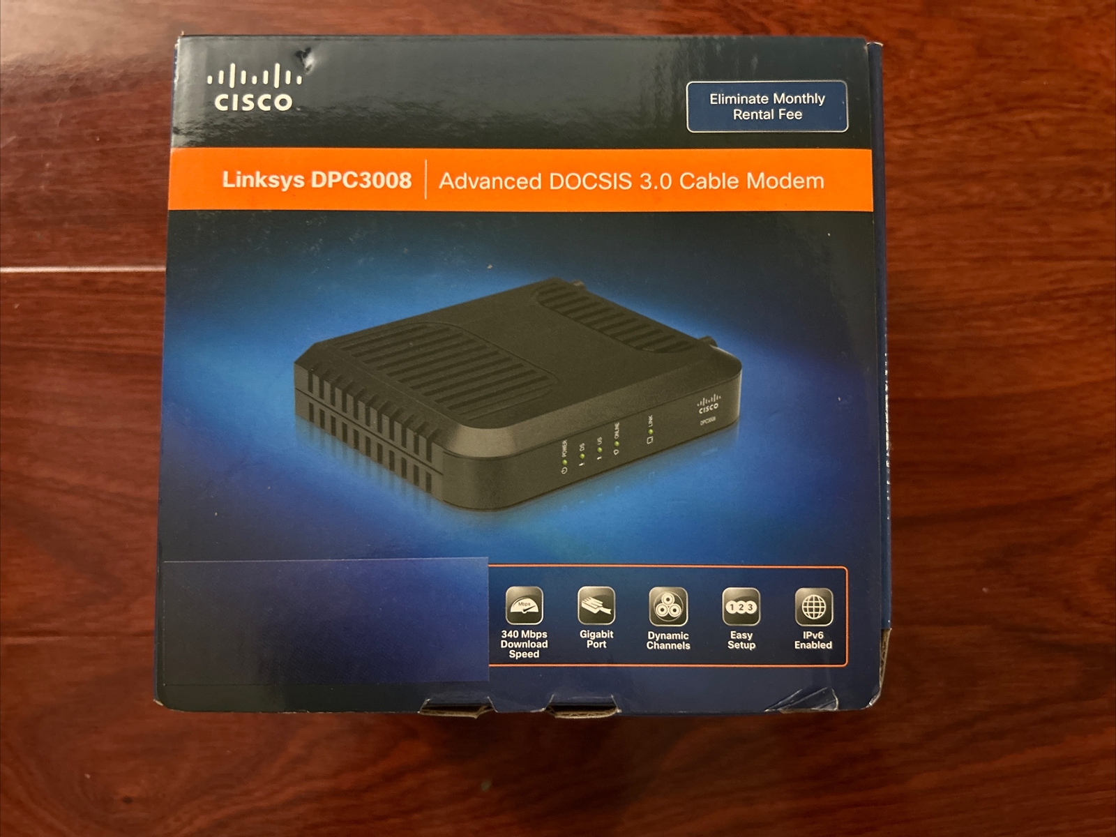 Linksys DOCSIS (DPC3008-CC) 348.16 Mbps