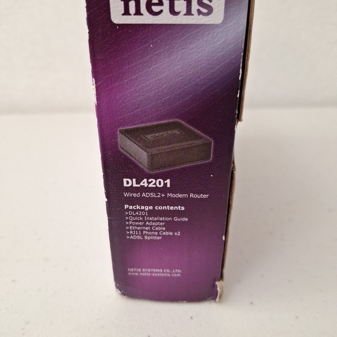 Netis Systems 2-in-1 Modem and Router (DL4201) Wired ADSL2/2+ MODEM & ROUTER New