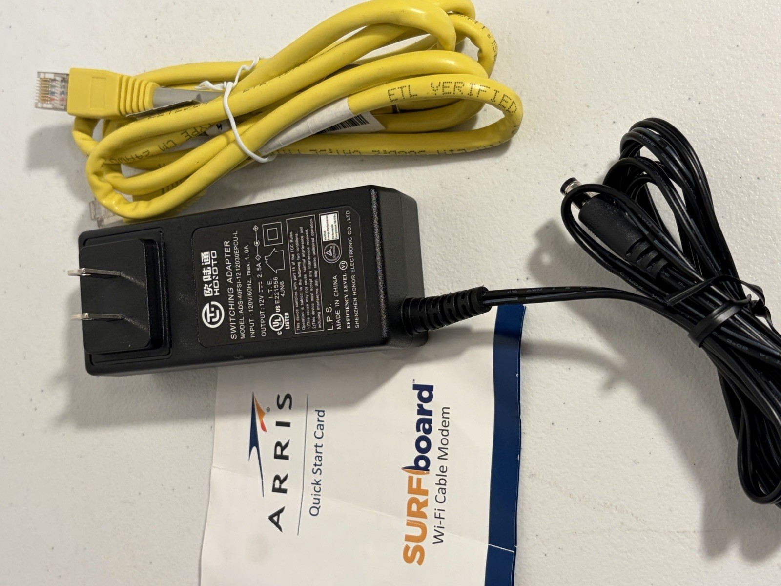 ARRIS SURFboard G34 DOCSIS 3.1 Wi-Fi 6 AX3000 Cable Modem Router w/ Box Tested