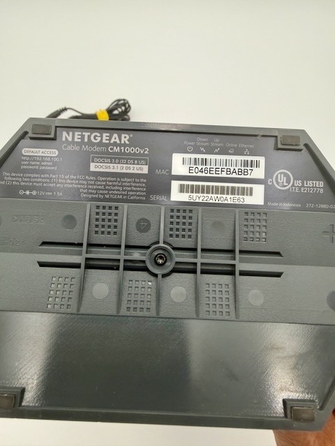 Netgear CM1000v2 Nighthawk DOCSIS 3.1 Cable Modem