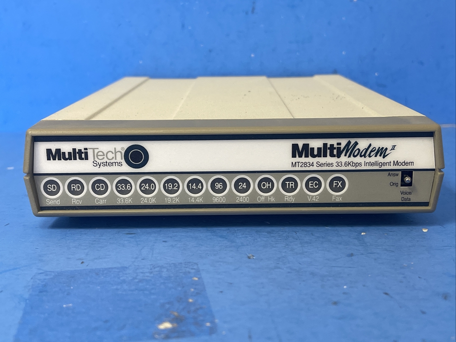 MULTITECH MODEL MT2834BA SERIES 33.6Kbps Intelligent Modem