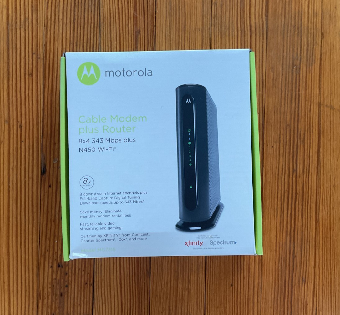 Motorola 8×4 343 Mbps Plus N450 Wi-Fi