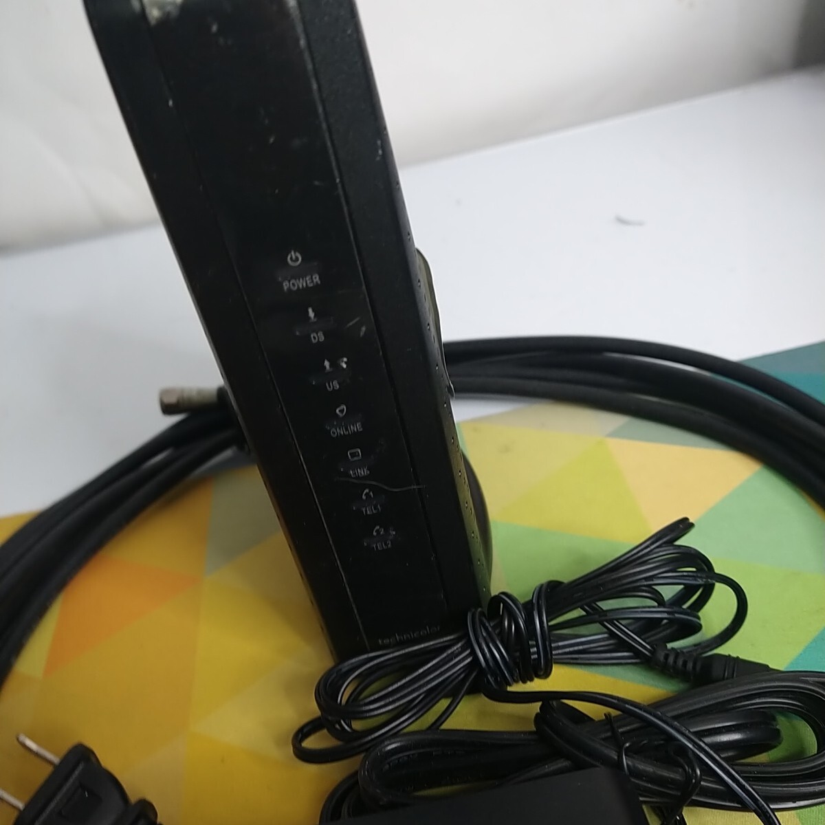 Technicolor/Cisco DPC3216 Cable Modem w/ Power cord & COAX Cable WORKING!
