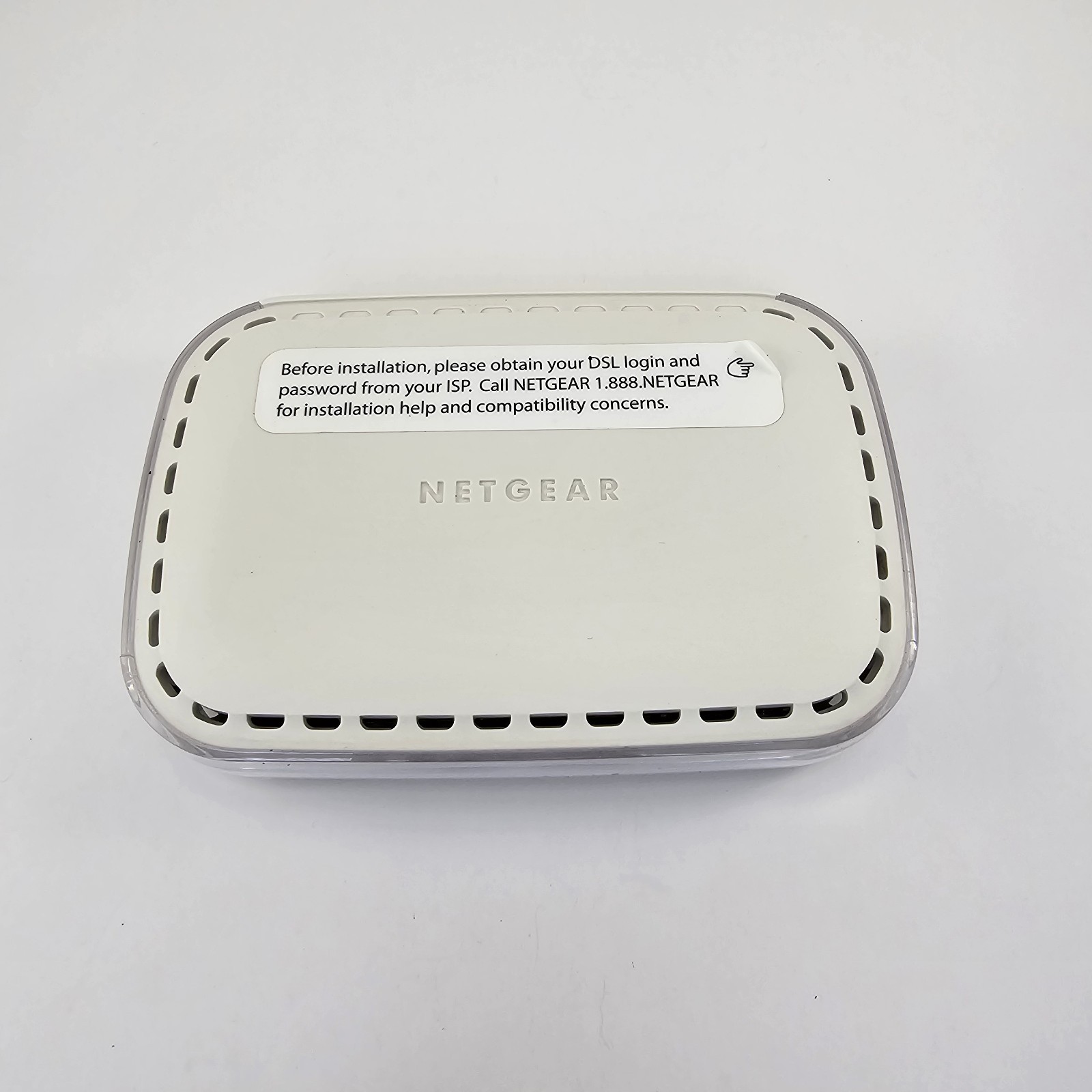 Netgear DM111PSP-100NAS ADSL2+ Wired Modem Single Ethernet Port, DSL Broadband