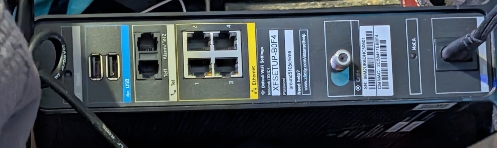 Comcast Xfinity Modem Router Wifi Use Dual-Band 802.11ac