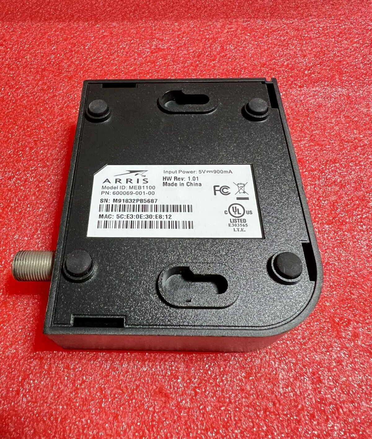 Arris MEB1100 MoCa to ETHERNET Bridge Frontier Fios – MEB1100