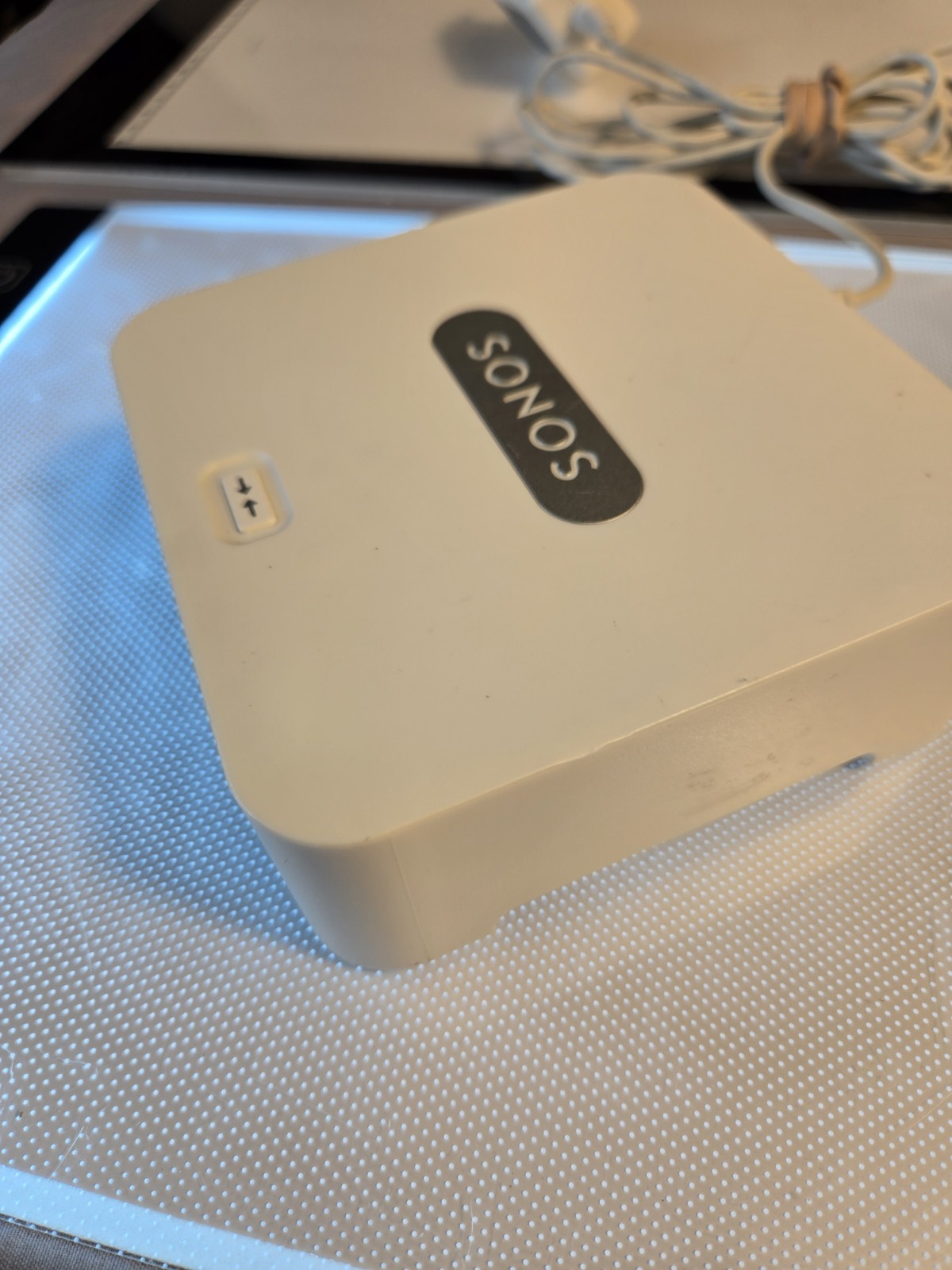 Sonos BRIDGE White Network Adapter Ethernet Switch 2x RJ-45 200 Mbps