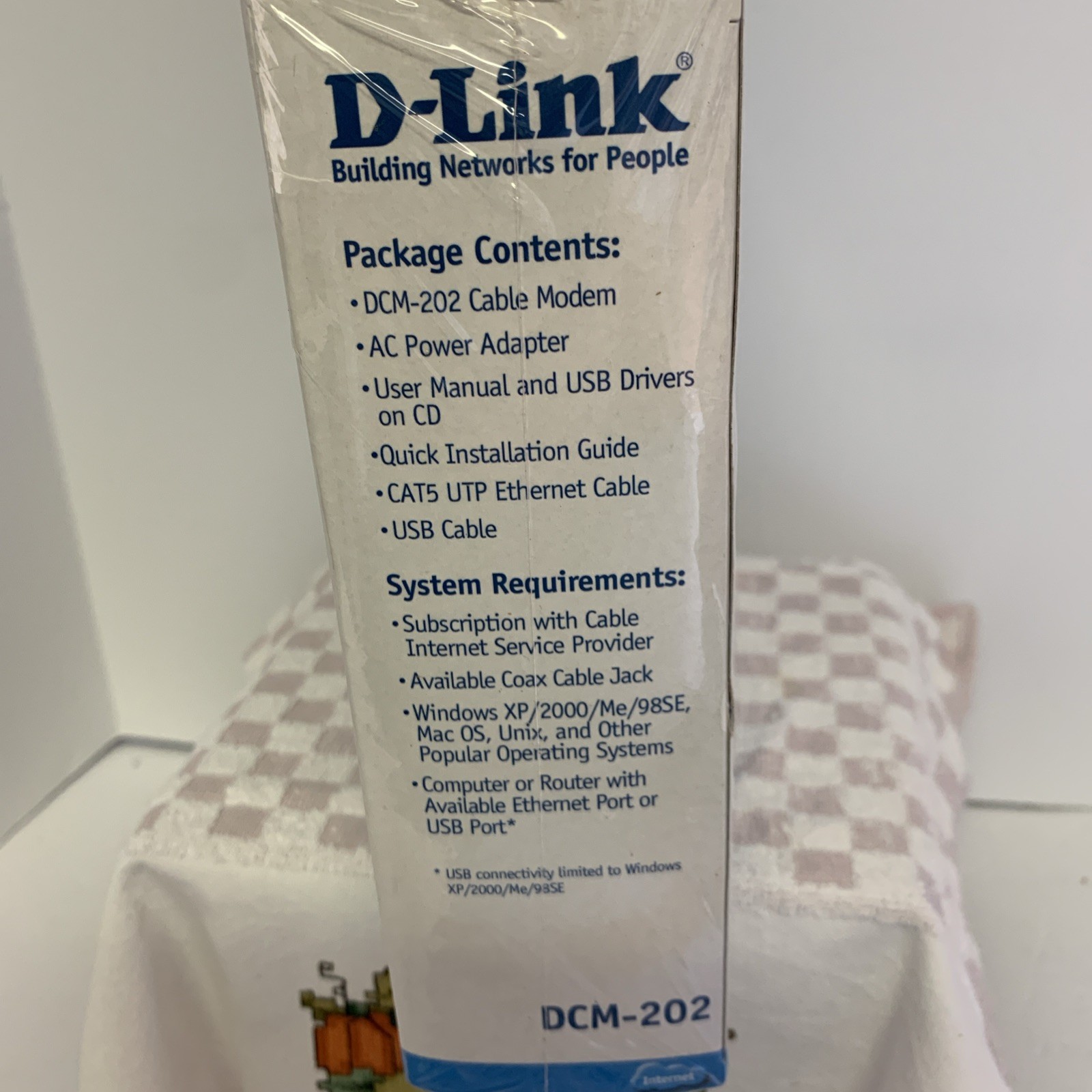D-Link broadband Cable Modem DCM-202 / New Unopened