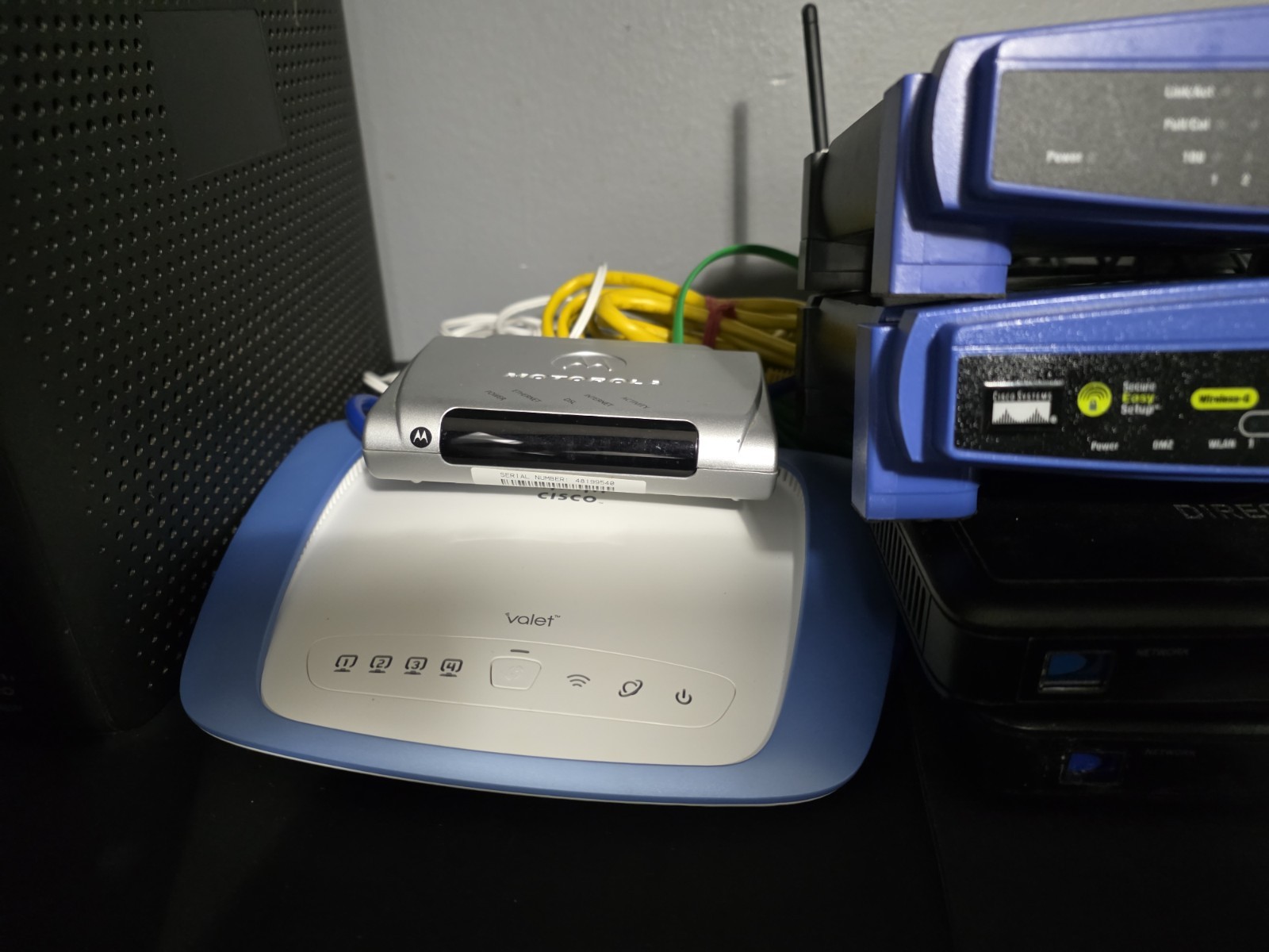 Bundle of used Modems, Routers, Etc Extra Equipment -Free Shipping