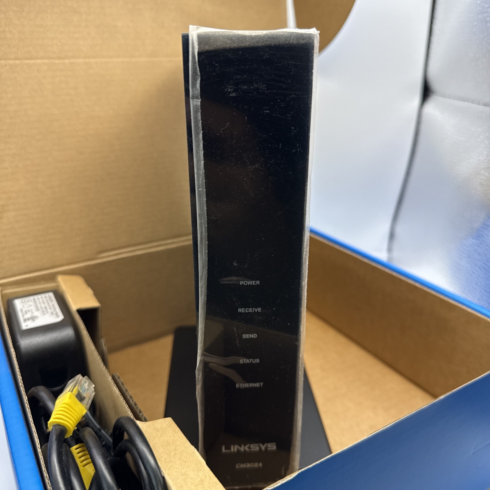 Linksys CM3024 DOCSIS 3.0 24×8 Cable Modem 960Mbps Xfinity Black Intel Inside