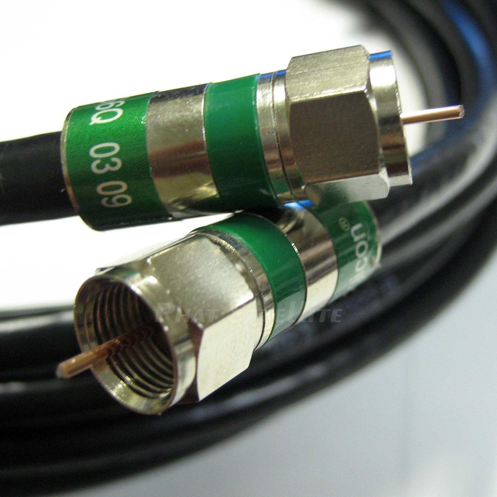 5ft PERFECT VISION 3GHZ QUAD SHIELD 75 Ohm COAXIAL RG6 DIRECTV APPROVED CABLE
