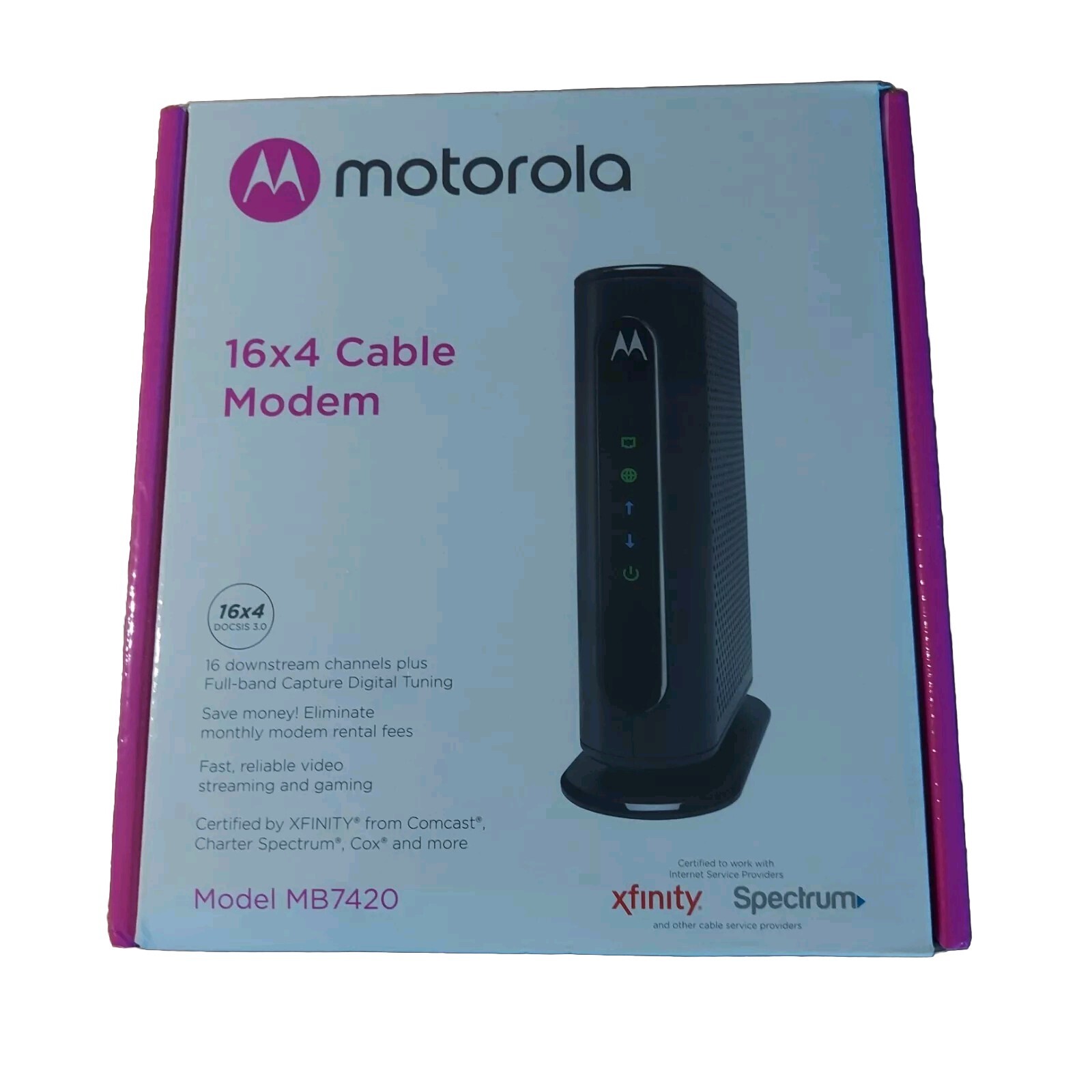 Motorola MB742010 686mbps DOCSIS 3.0 Cable Modem