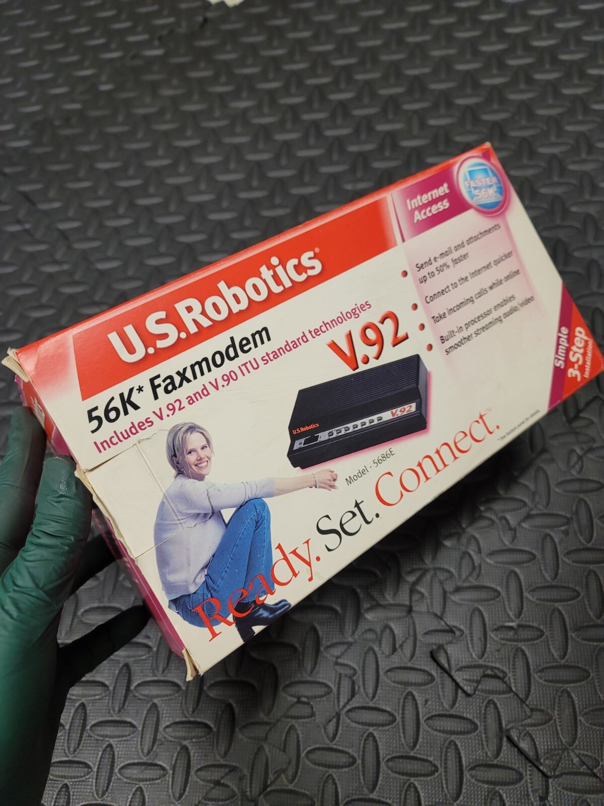 US Robotics 56K V.92 Fax Modem Model: 5686E