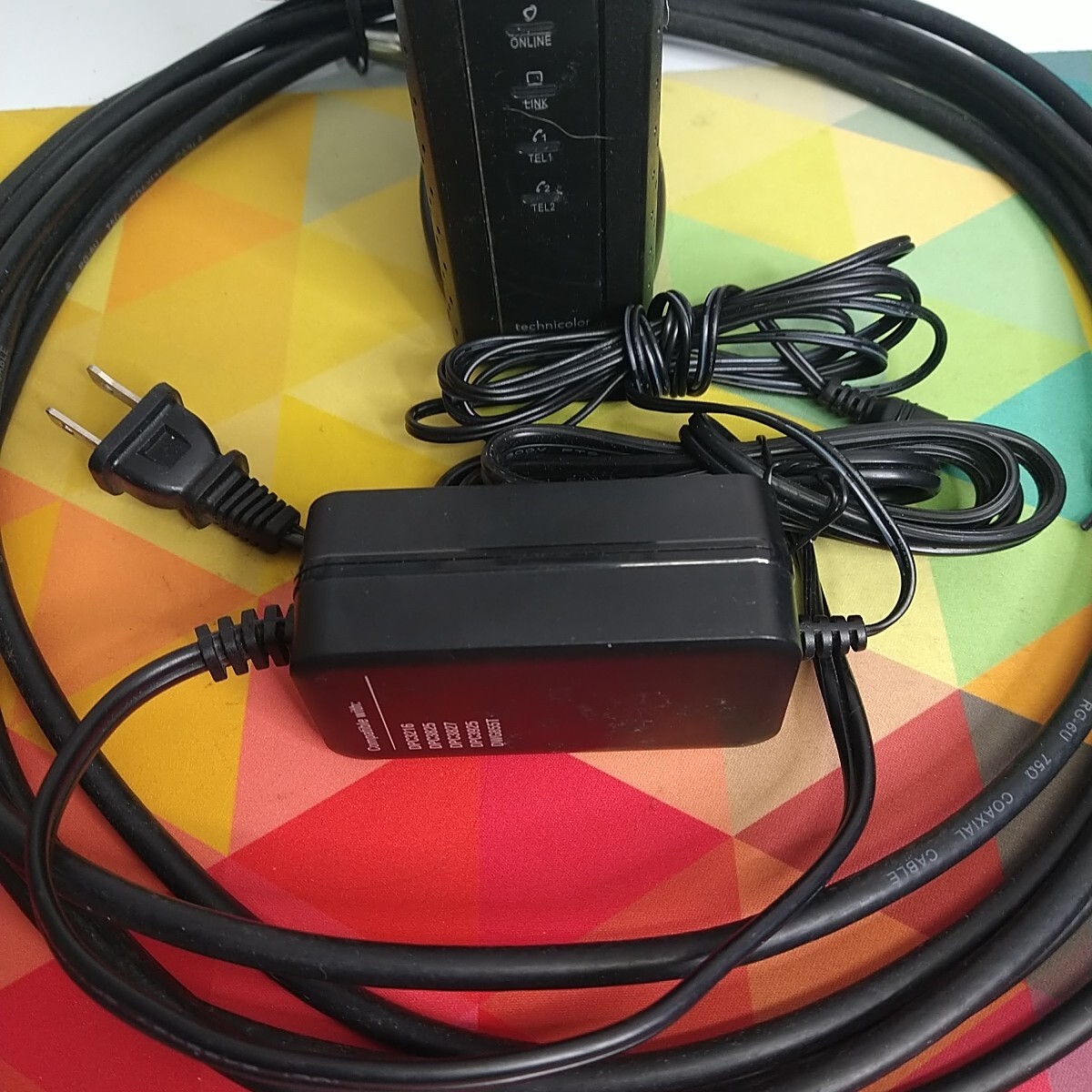 Technicolor/Cisco DPC3216 Cable Modem w/ Power cord & COAX Cable WORKING!