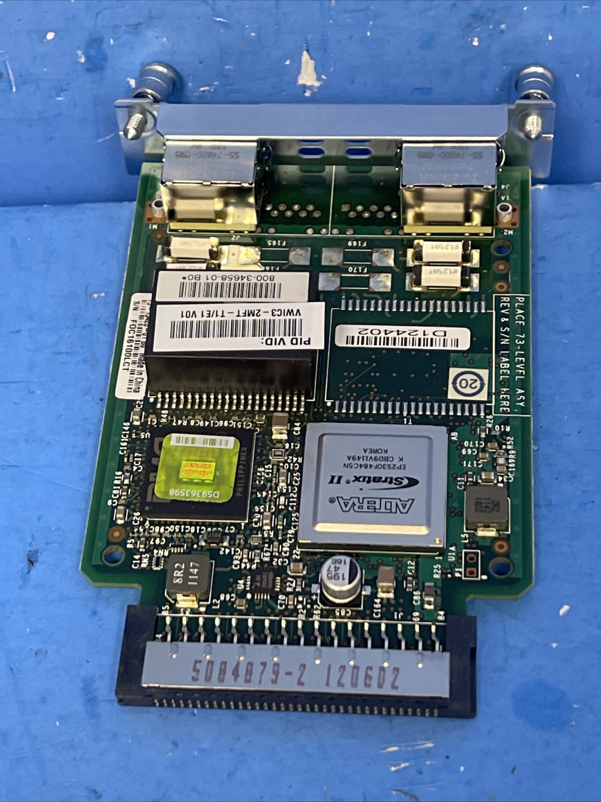 Cisco 2-Port T1/E1 Multiflex Interface Card, VWIC3-2MFT-T1/E1