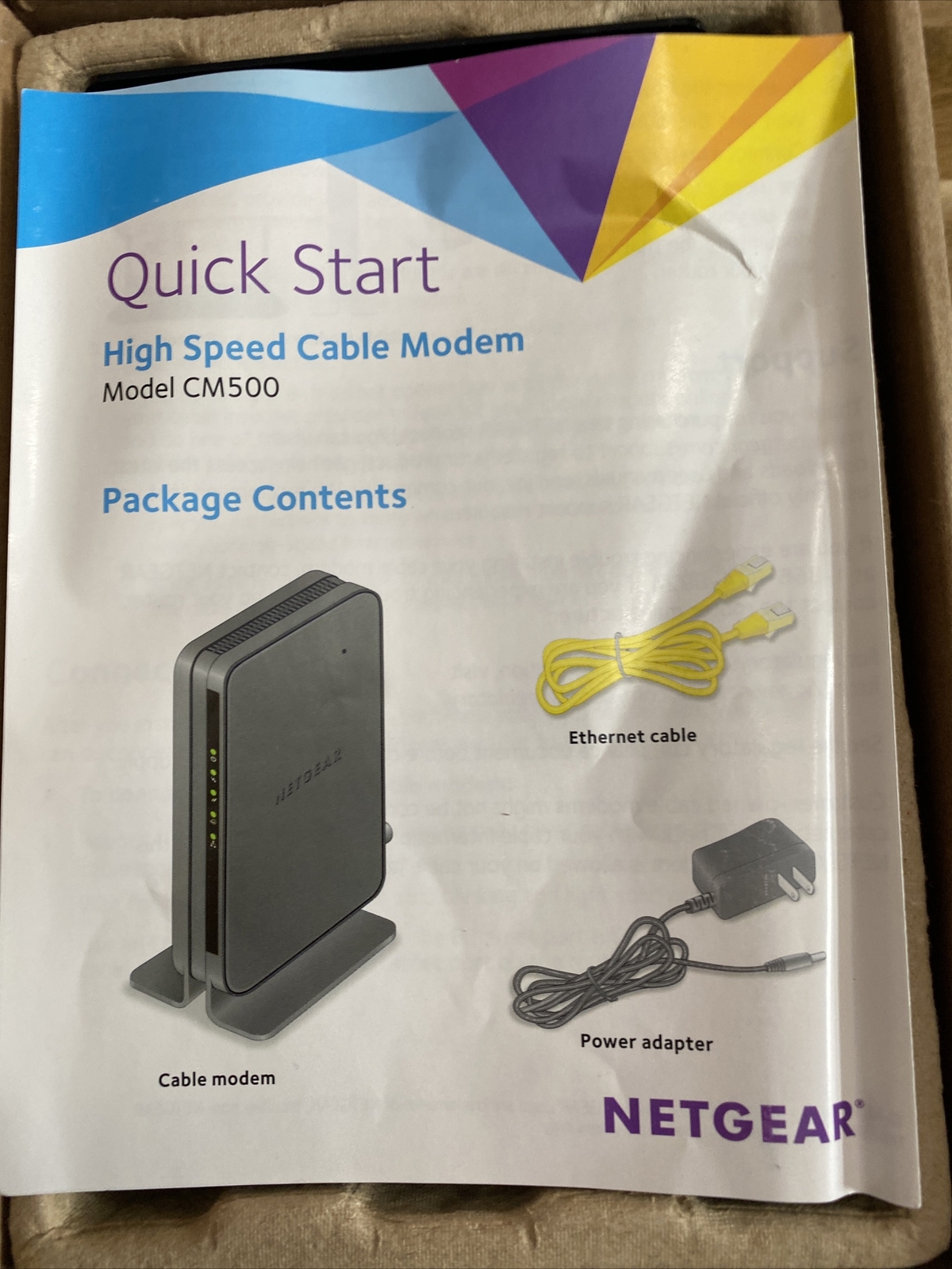 NETGEAR CM500 (CM500100NAS) 680 Mbps – Black