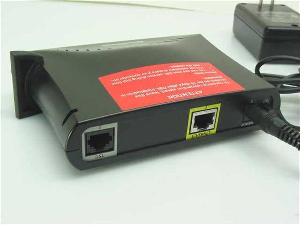 SpeedStream 5100 060-E141-A02 ADSL Modem Ethernet DSL RJ-11 RJ-45 w/ Power