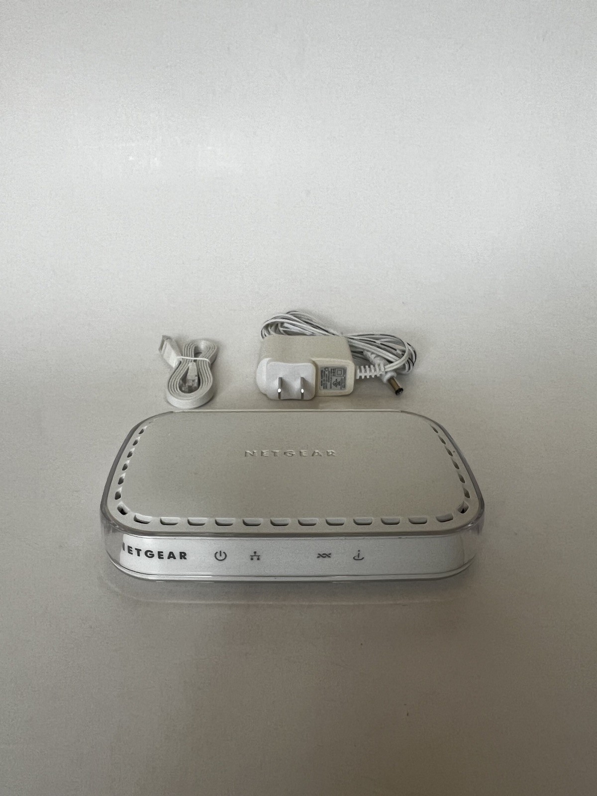 Netgear DM111PSPv2 ADSL2+ Modem with Power Adapter and Ethernet Cable