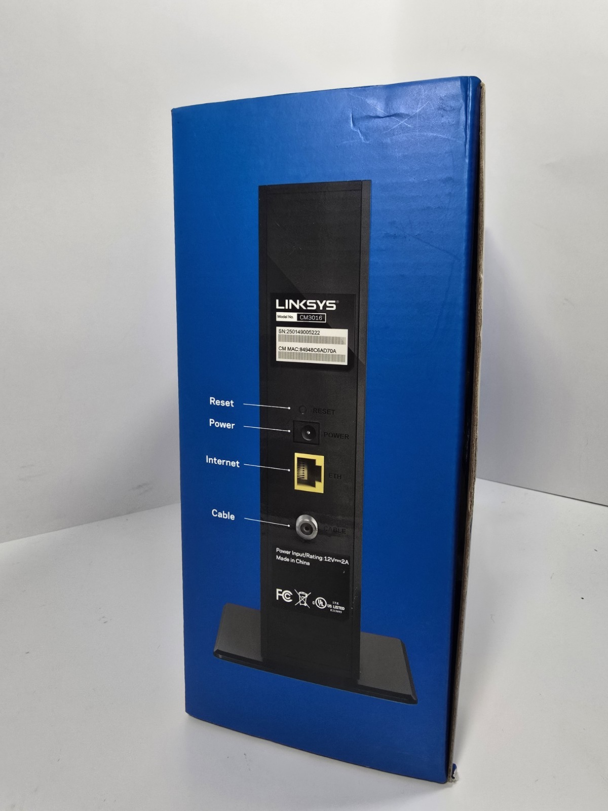 Linksys DOCSIS 3 16×4 Cable Modem (CM3016) Xfinity Spectrum New Open Box