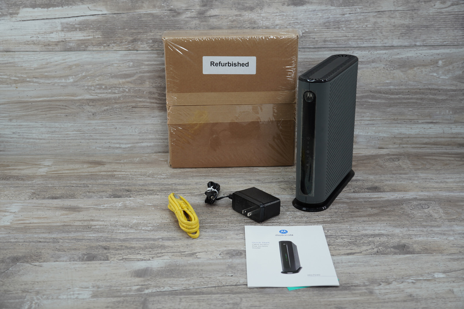 Motorola MG7540-10R (Refurbished) 16×4 686Mbps Cable Modem + AC1600 DOCSIS 3.0
