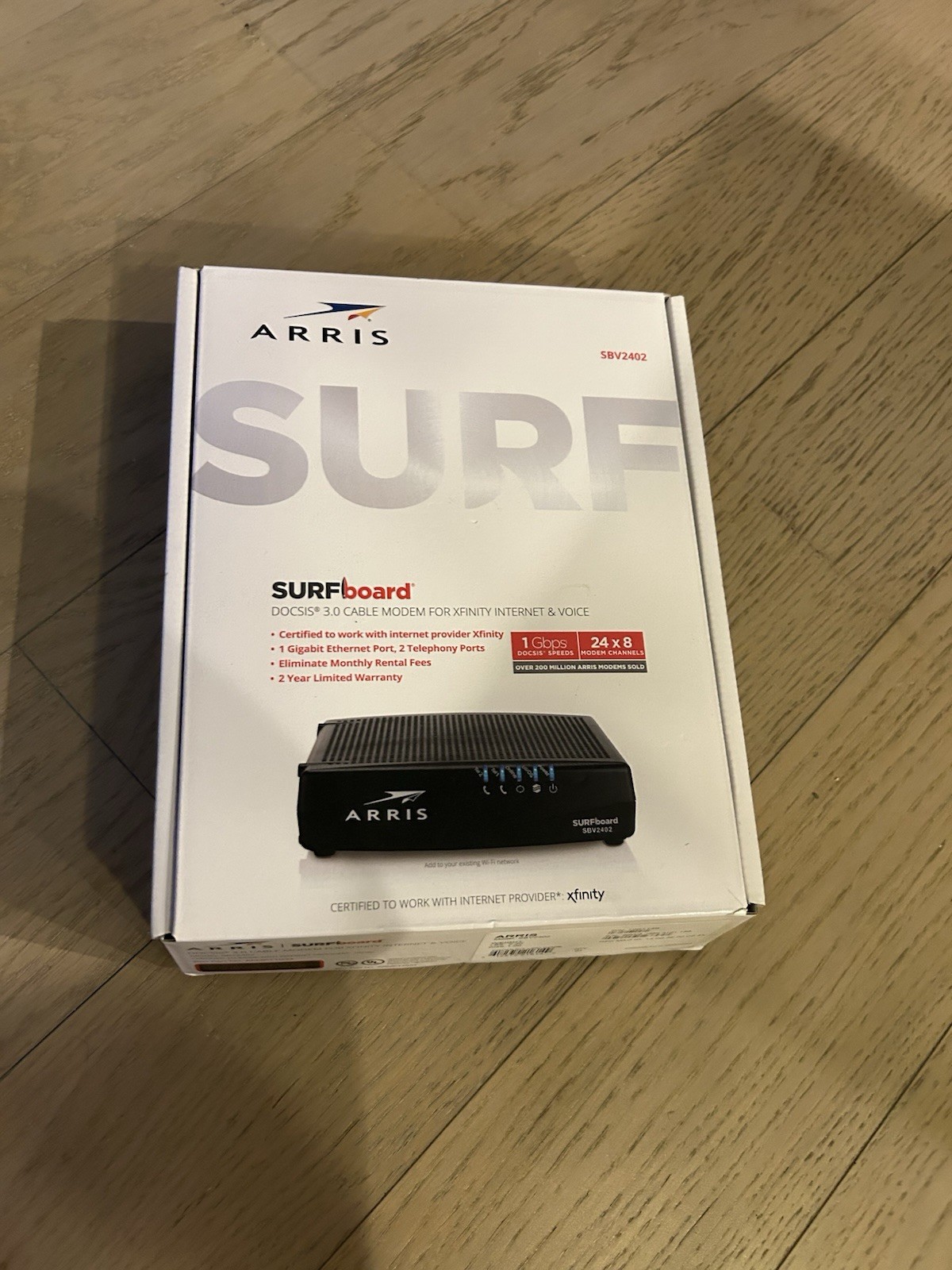 ARRIS SURFboard DOCSIS 3.0 Cable Modem for XFINITY Comcast (SBV2402)