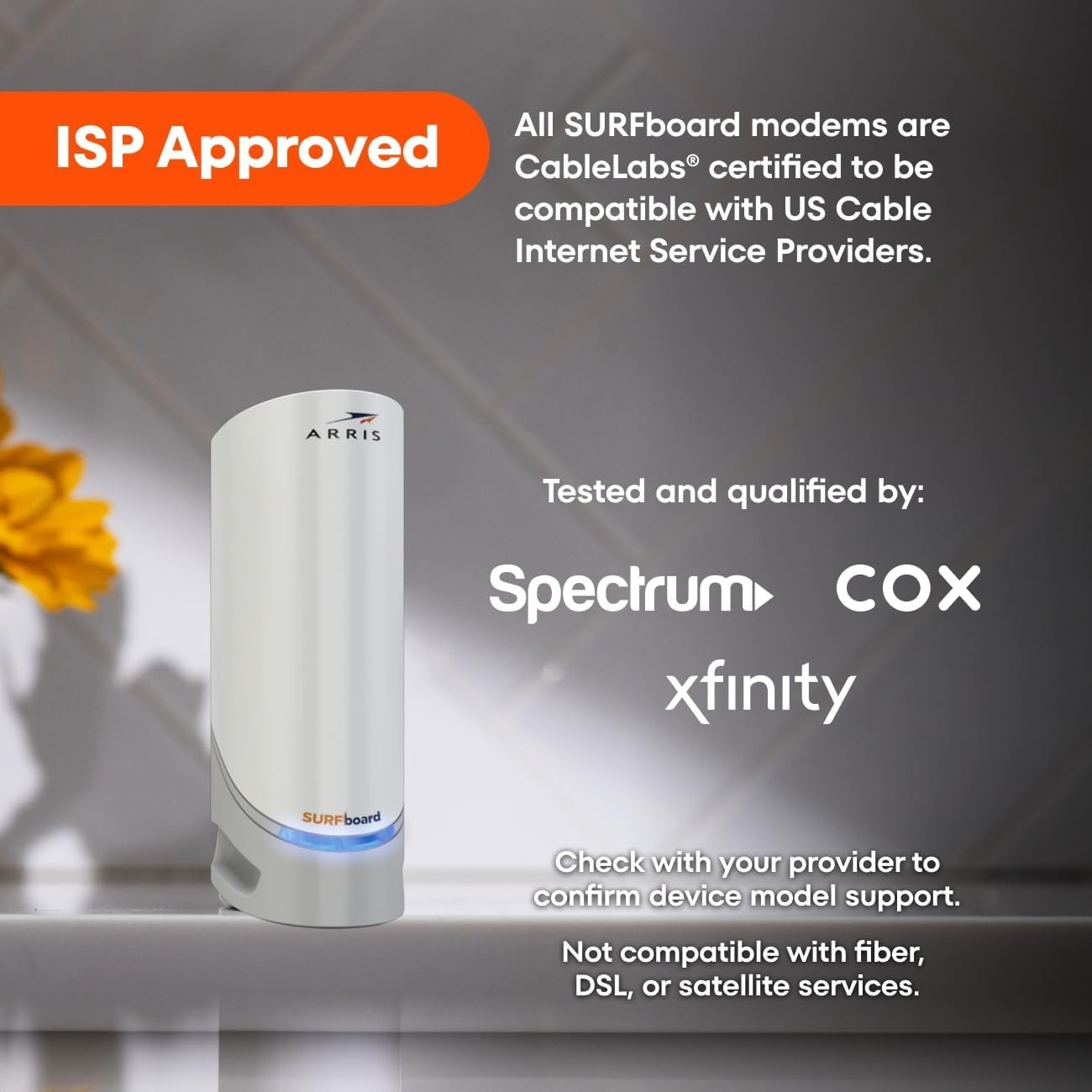Arris Surfboard S33 DOCSIS 3.1 Multi-Gig Cable Modem 2.5Gbps Xfinity Cox