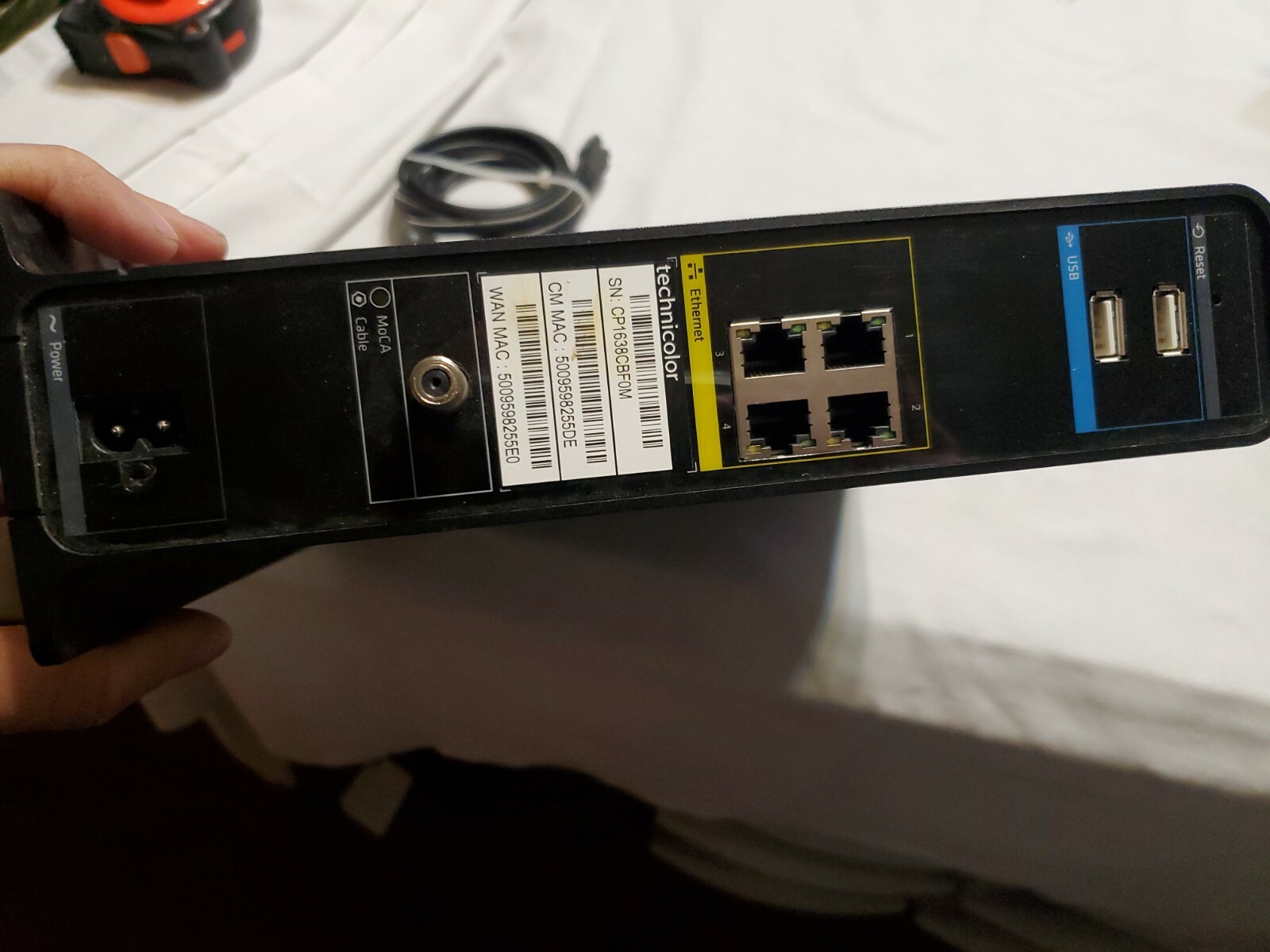 TECHNICOLOR TC8715D CABLE MODEM WIRELESS ROUTER GATEWAY