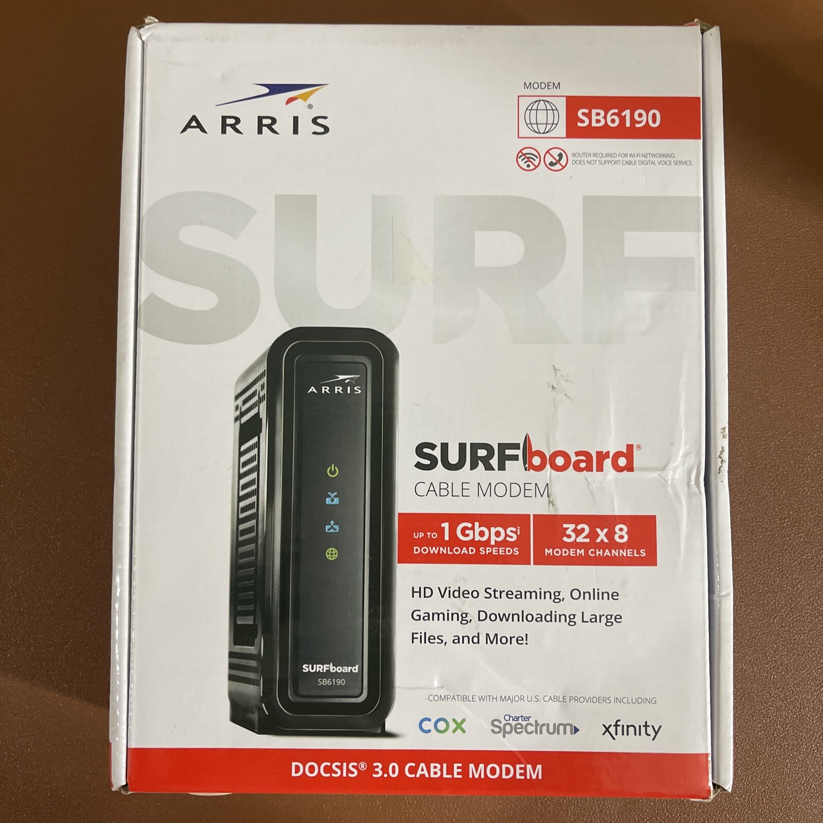 ARRIS SURFboard DOCSIS 3.0 Cable Modem – SB6190