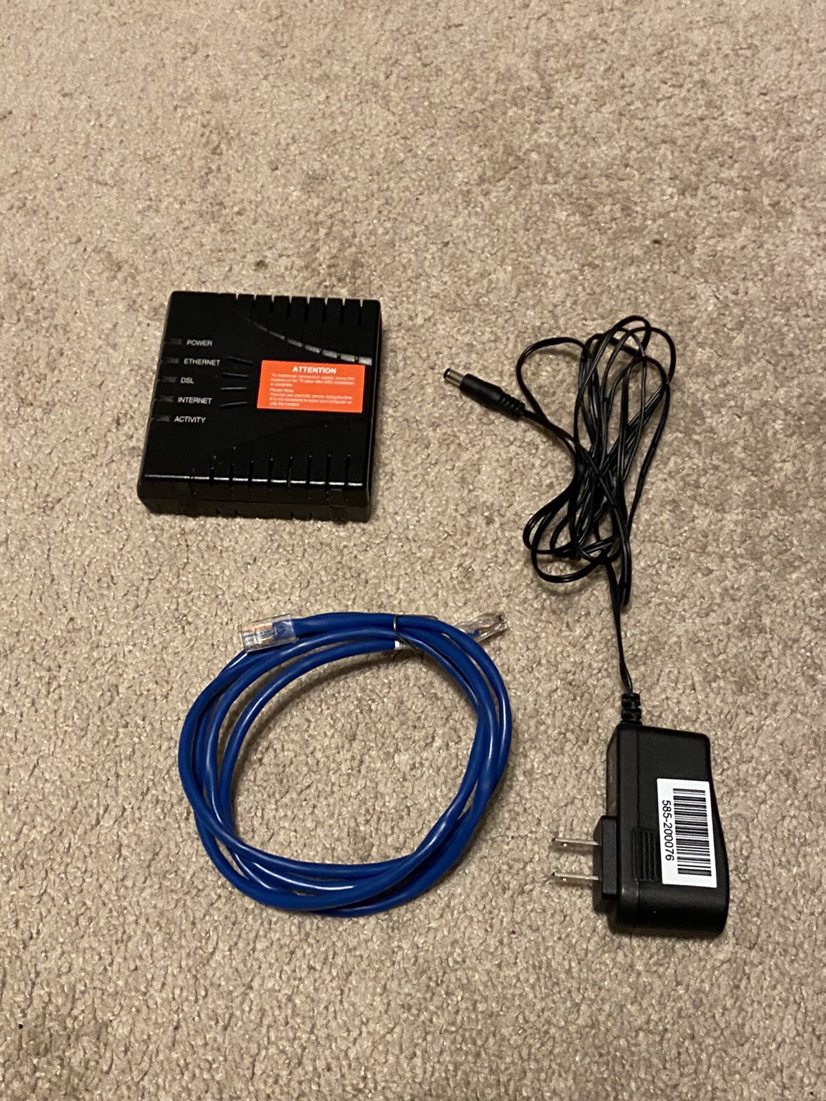 Westell ADSL2+ Router F90-610025-06(cables Included)