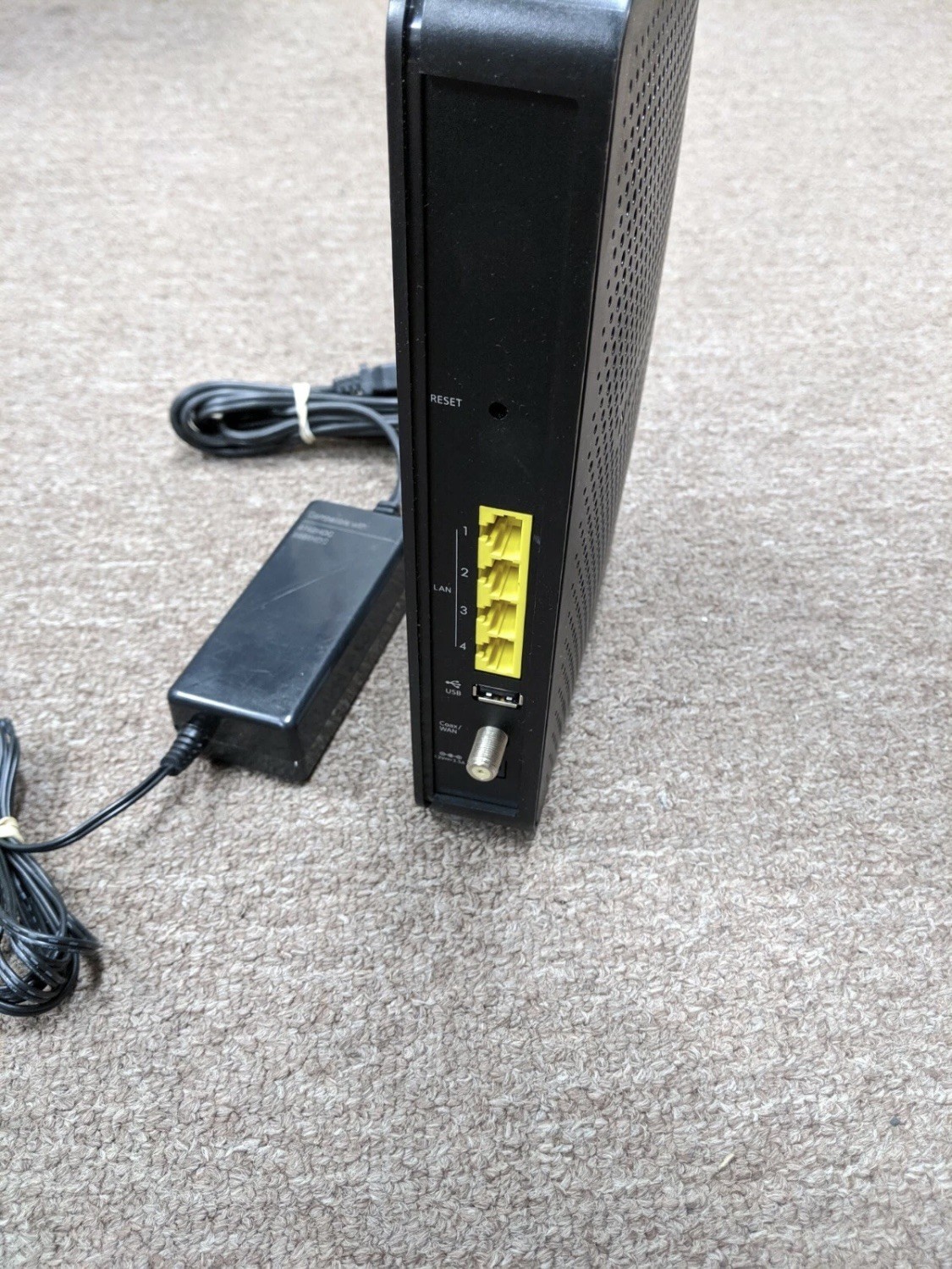 *used* Netgear C6300BD AC1900 Wireless Cable Date Modem with AC Adapter