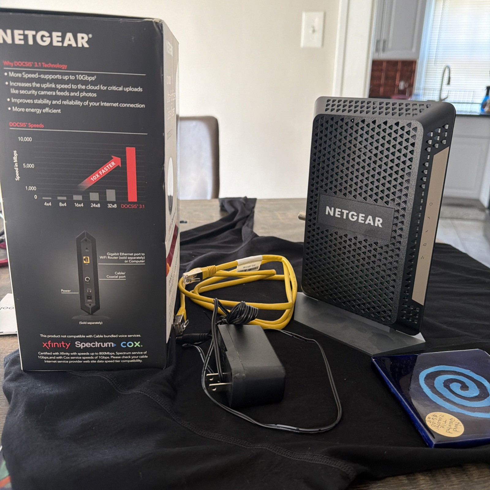 NETGEAR CM1000 DOCSIS 3.1 Gigabit Cable Modem CM1000-100NAS Xfinity