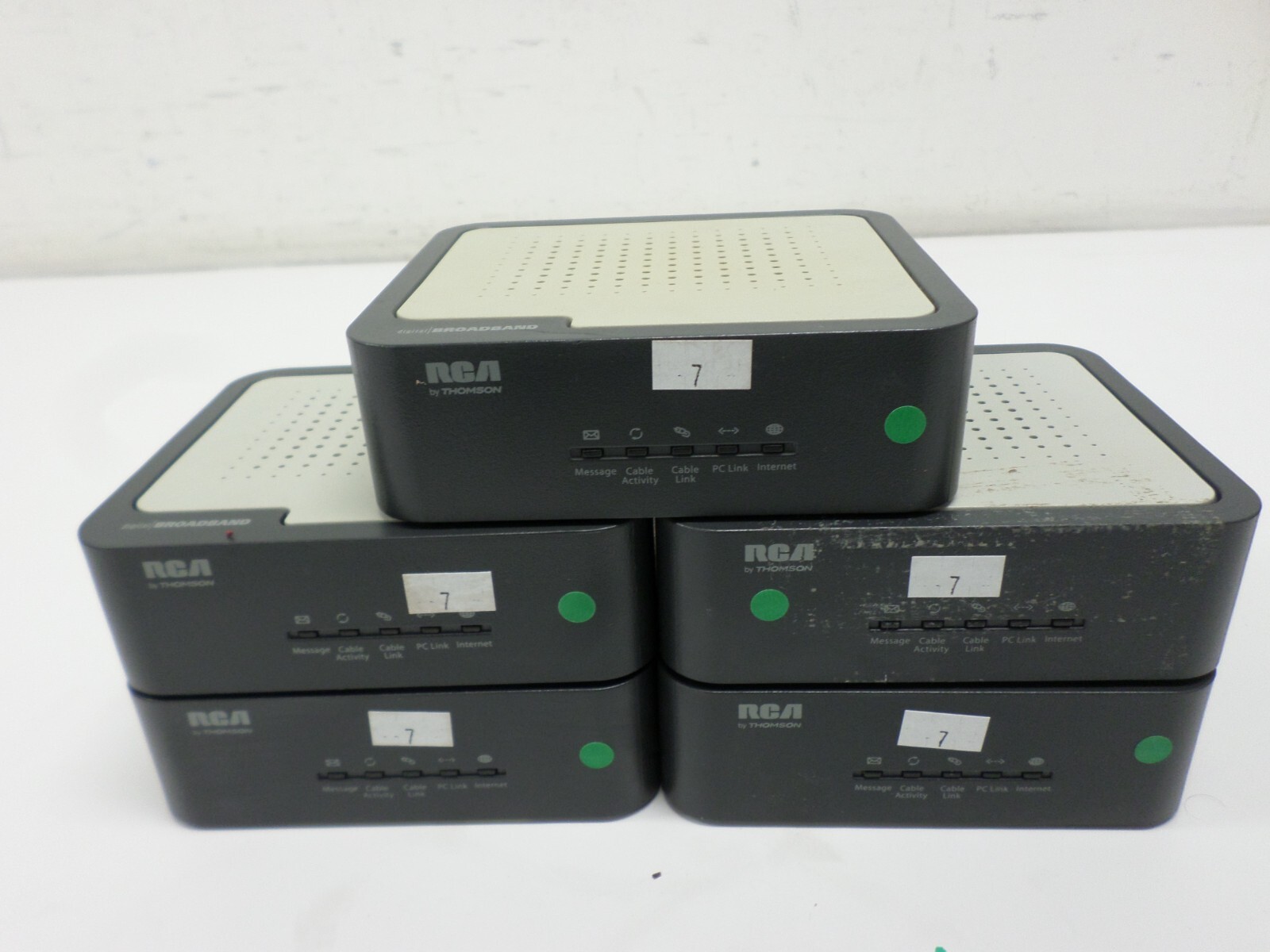USED Lot of 5 RCA DCM425 Digital Broadband Cable Modem