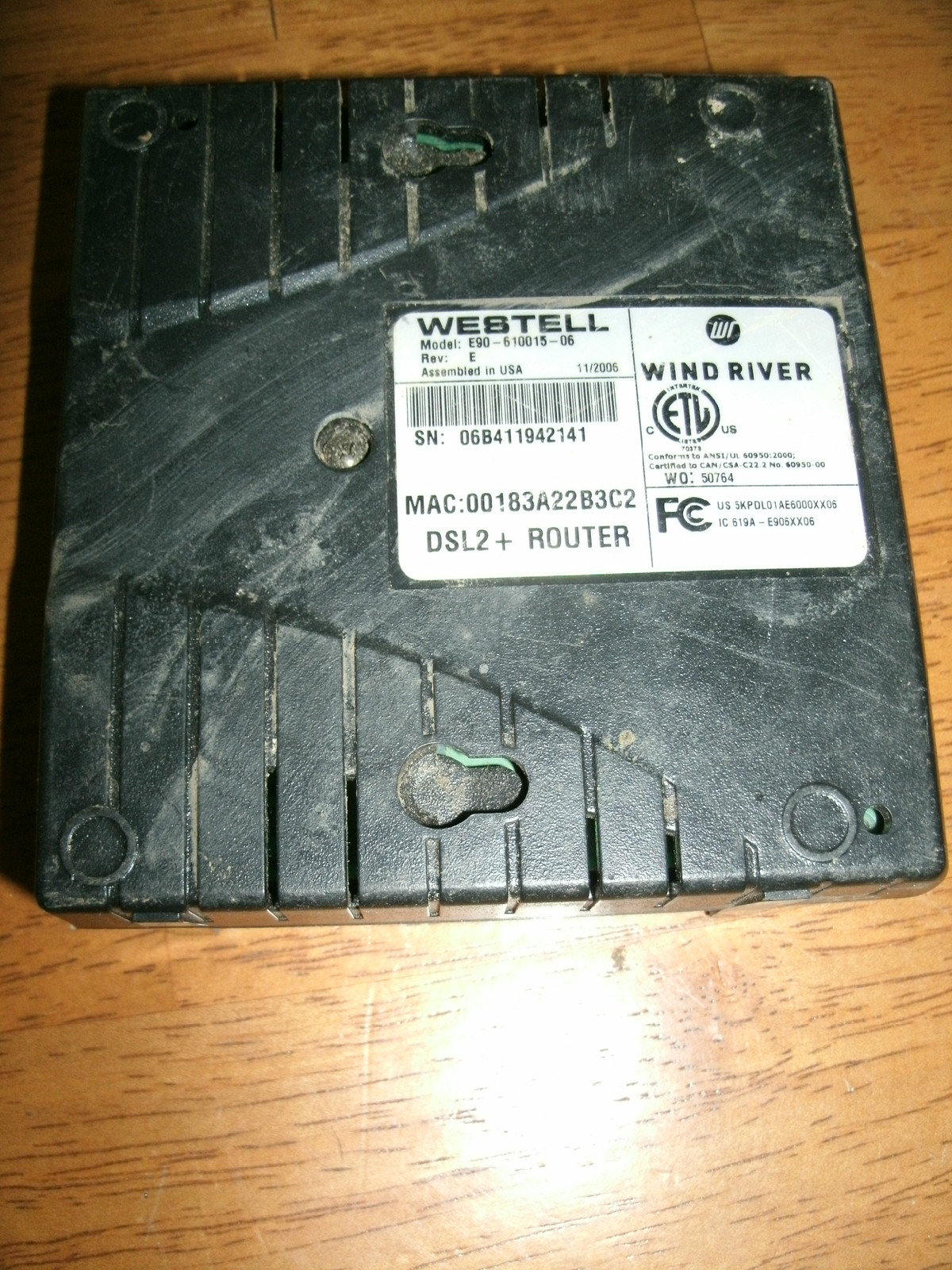 Westell Modem Model 6100