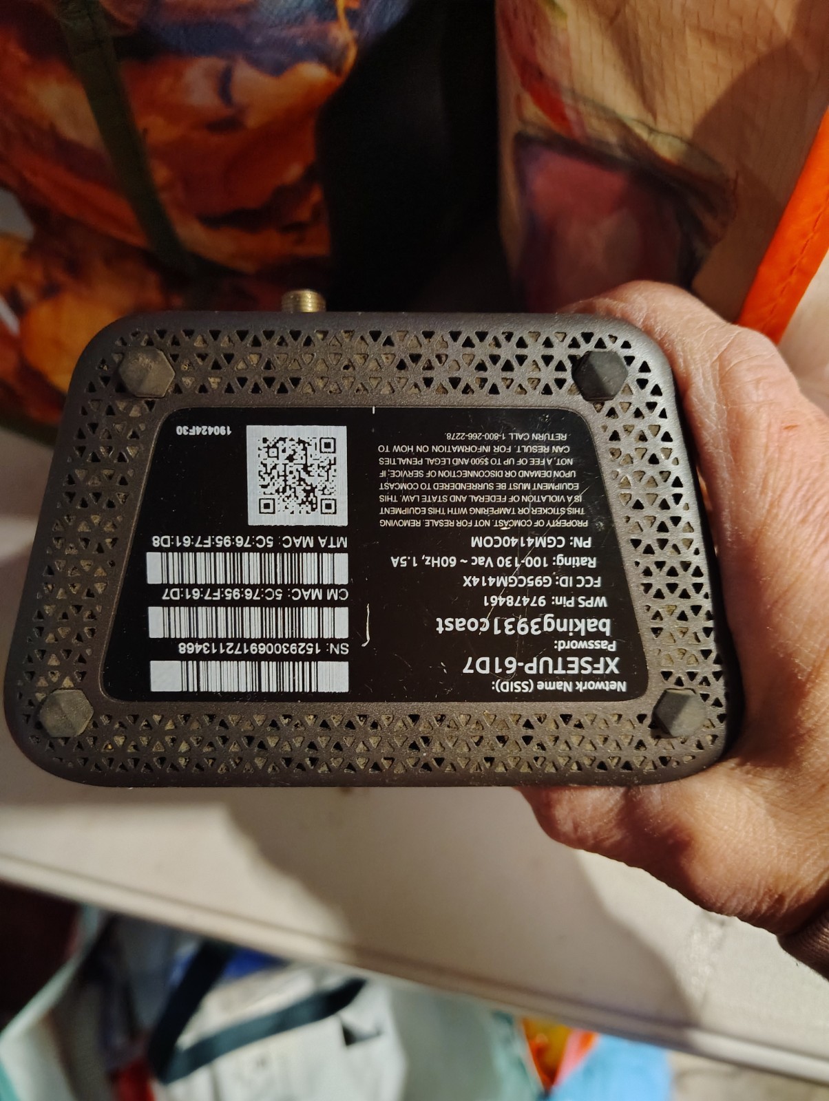 Comcast Xfinity XB6-T GIGABIT Modem WiFi Router – TESTED / WORKING
