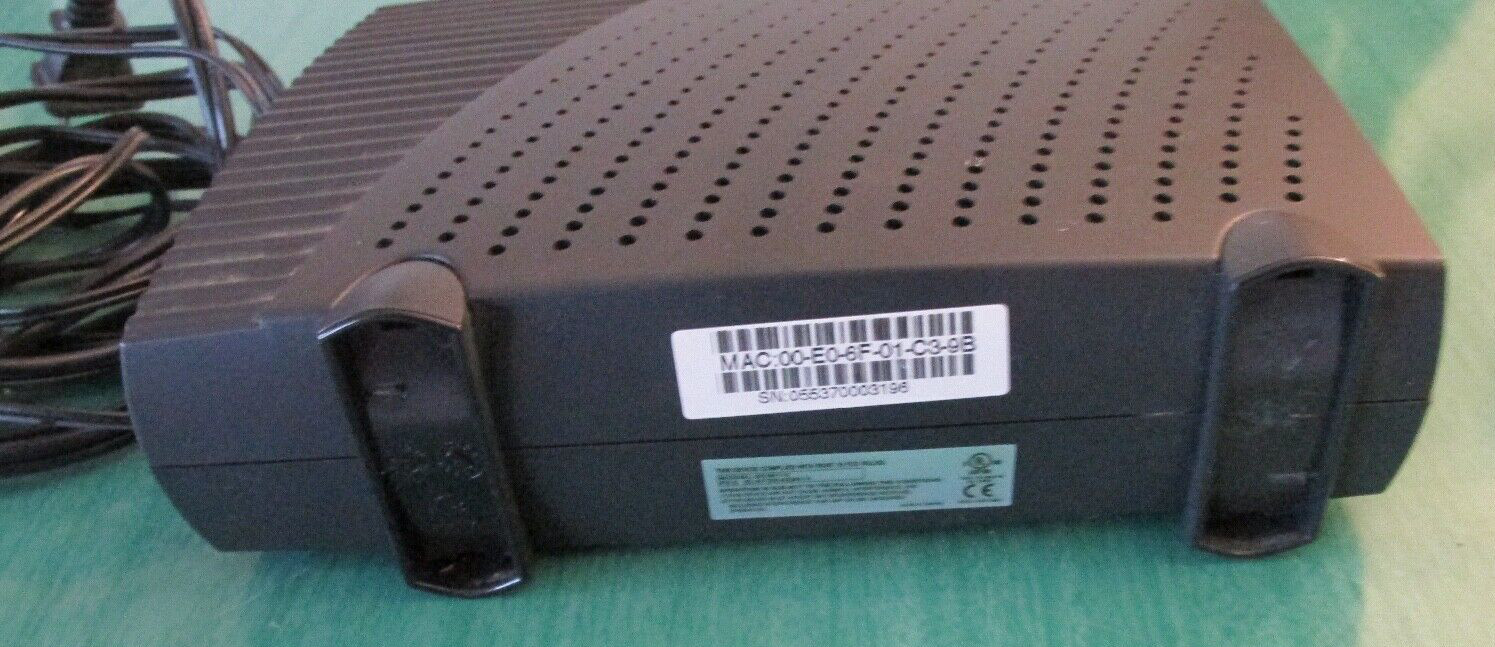 TERAYON CABLE MODEM – TJ110 / ECM110 w/ AC ADAPTOR – AD-121ADT – Used