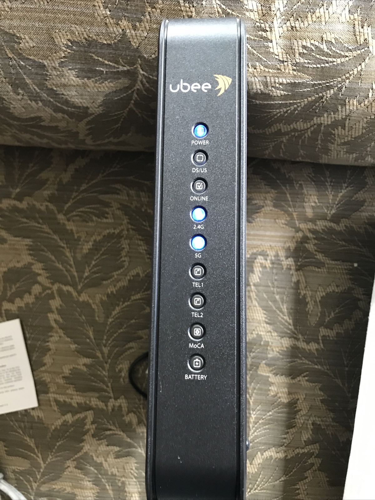 Ubee DOCSIS 3.0 WeMTA DVW32CB Cable Modem Wireless Router Gateway WiFi