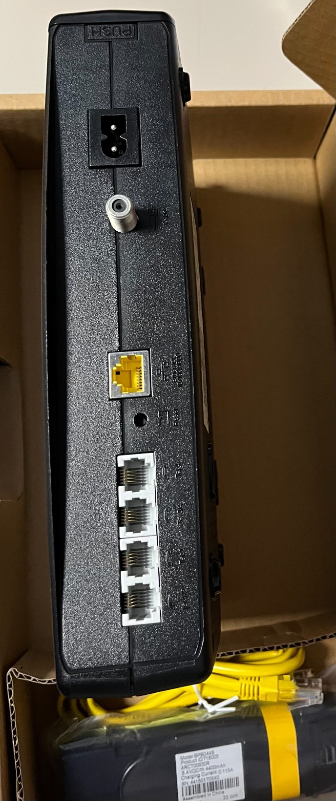 SET OF TWO: Arris TM804G/CT Doc Sis 3.0 CABLE MODEM with Power Cable TM804G D3.0