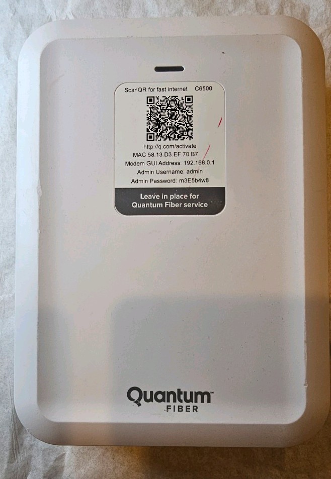 Quantum Fiber Model No. C6500XK