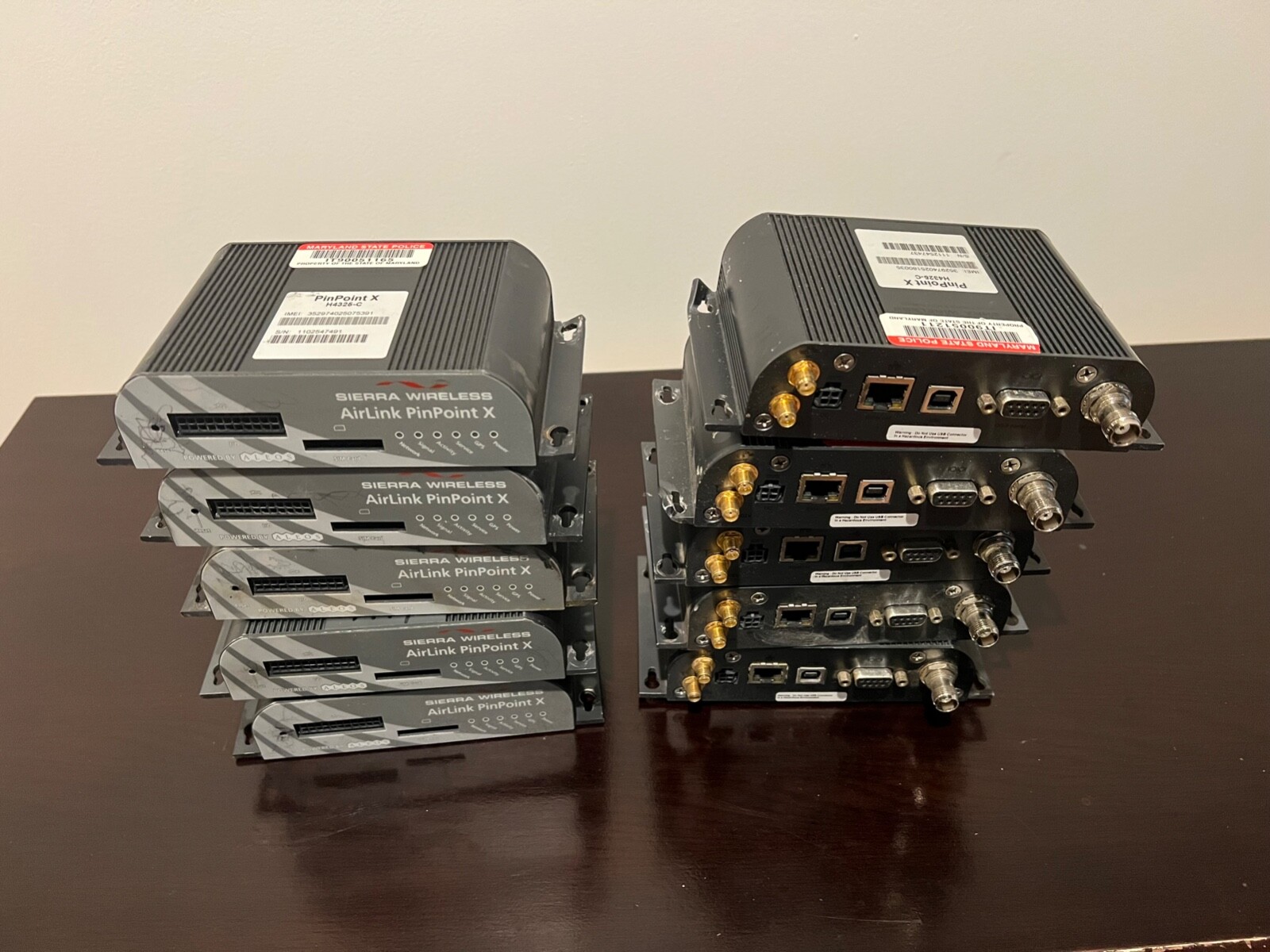 Lot of 10 Sierra Wireless AirLink PinPoint X – H4325-C / NO ADAPTER