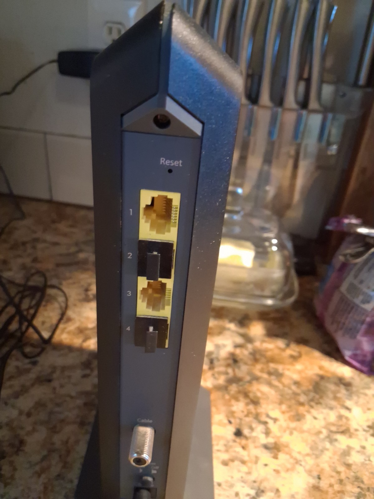 NETGEAR Nighthawk CM1200 DOCSIS 3.1 Cable Modem, 2 Gbps, 4x Gigabit