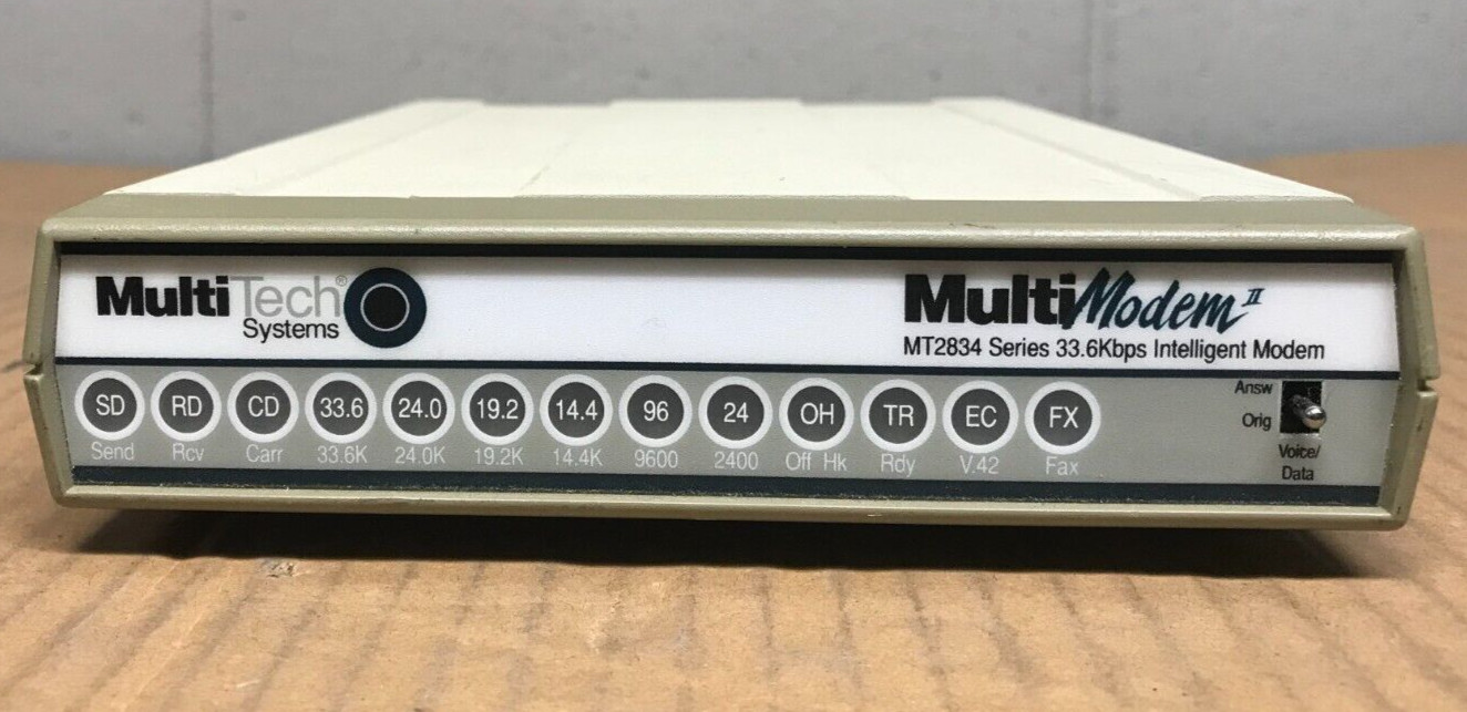 MultiTech Systems MT2834 MultiModem II 33.6Kbps Intelligent Modem