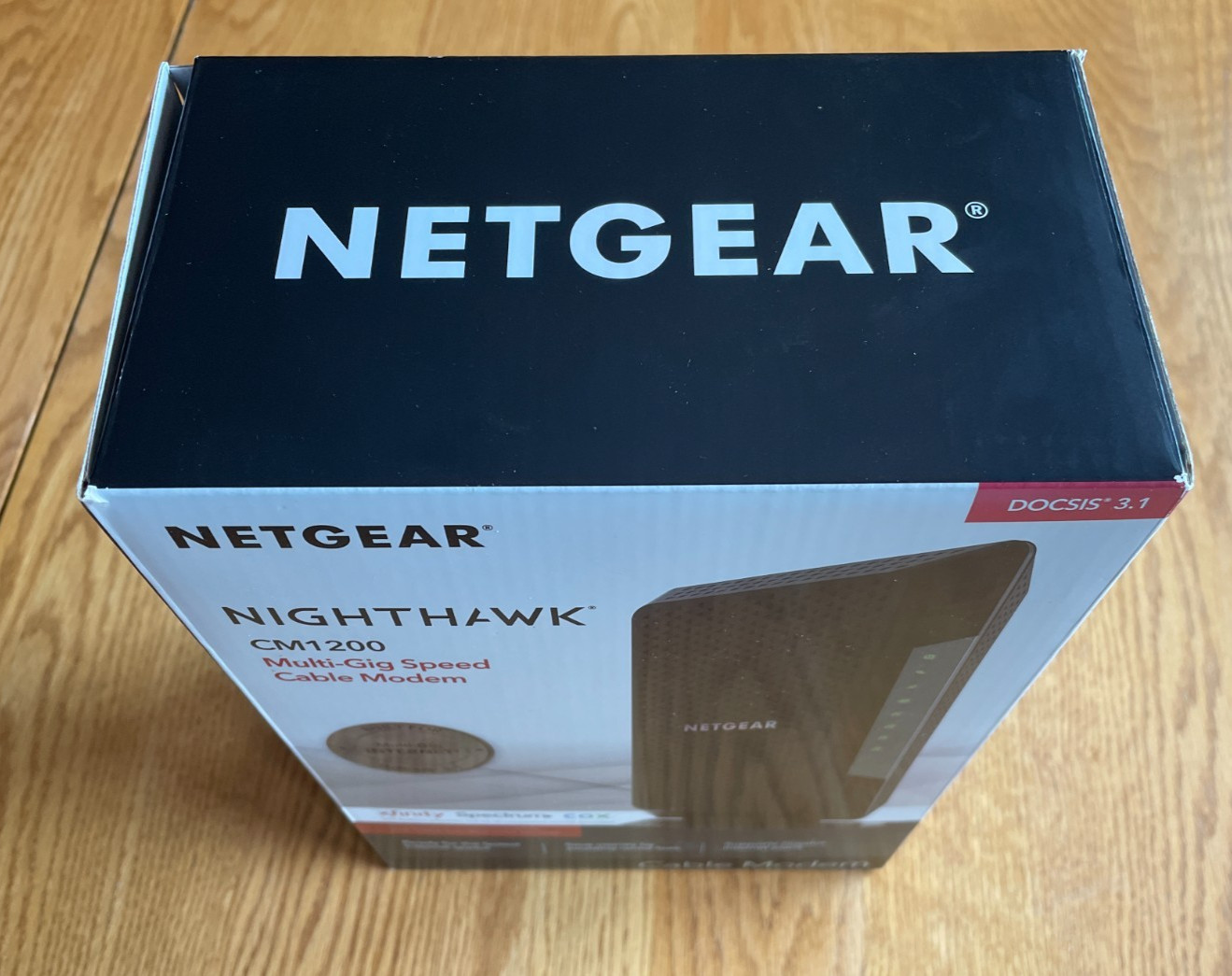 NETGEAR Nighthawk CM1200-100NAS DOCSIS 3.1 Multi-Gig Speed Cable Modem