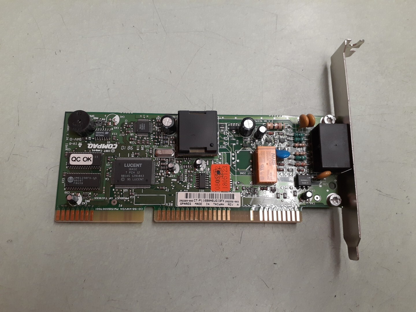 Compaq 292256-003 REV A ISA Modem Card 292269-003