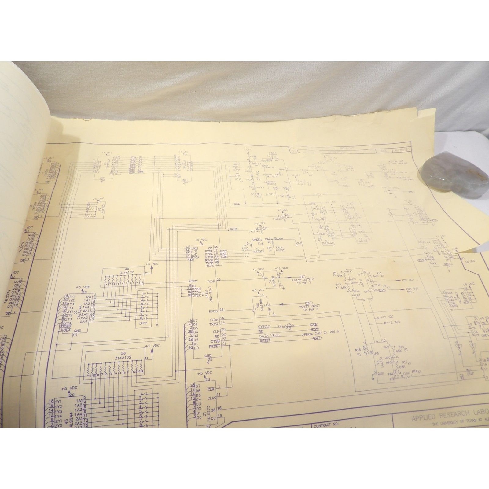 Vintage DPP Modem schematics, drawings, 1989 drawing package, blueprints