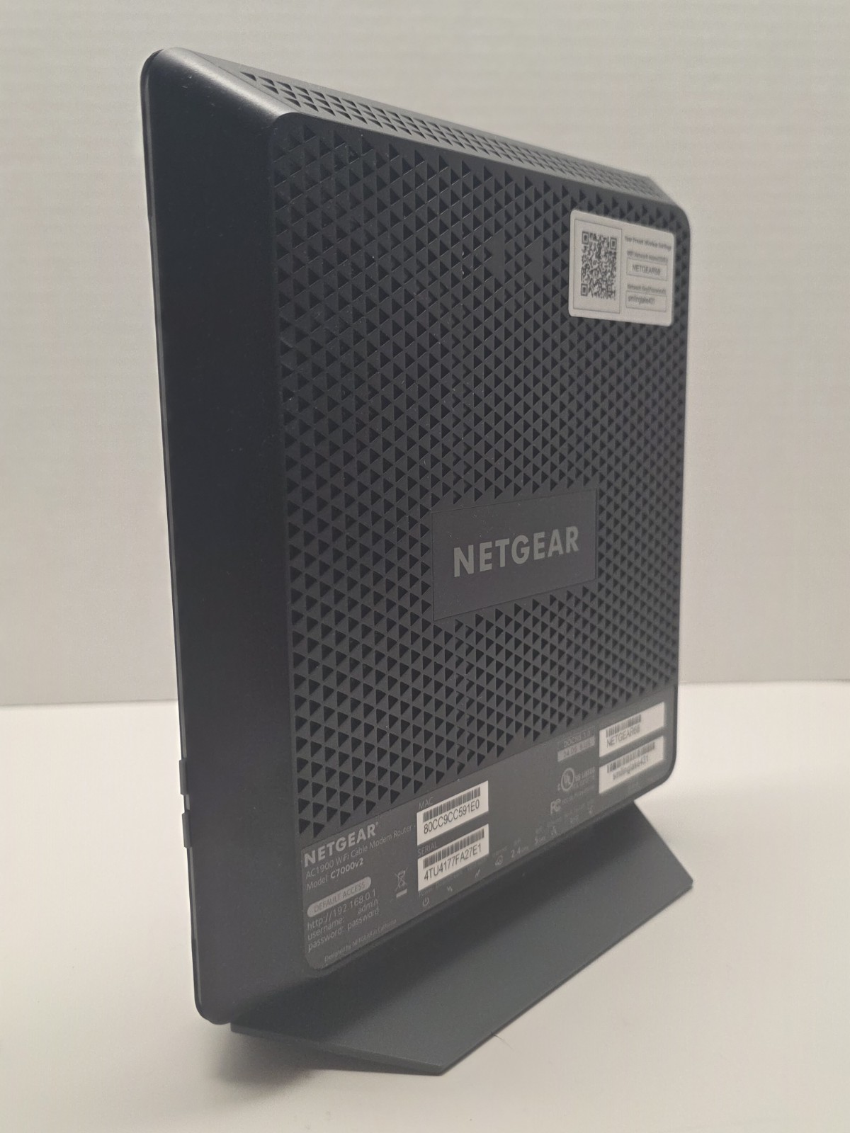 Netgear AC1900 Wifi Cable Modem Model: C7000v2