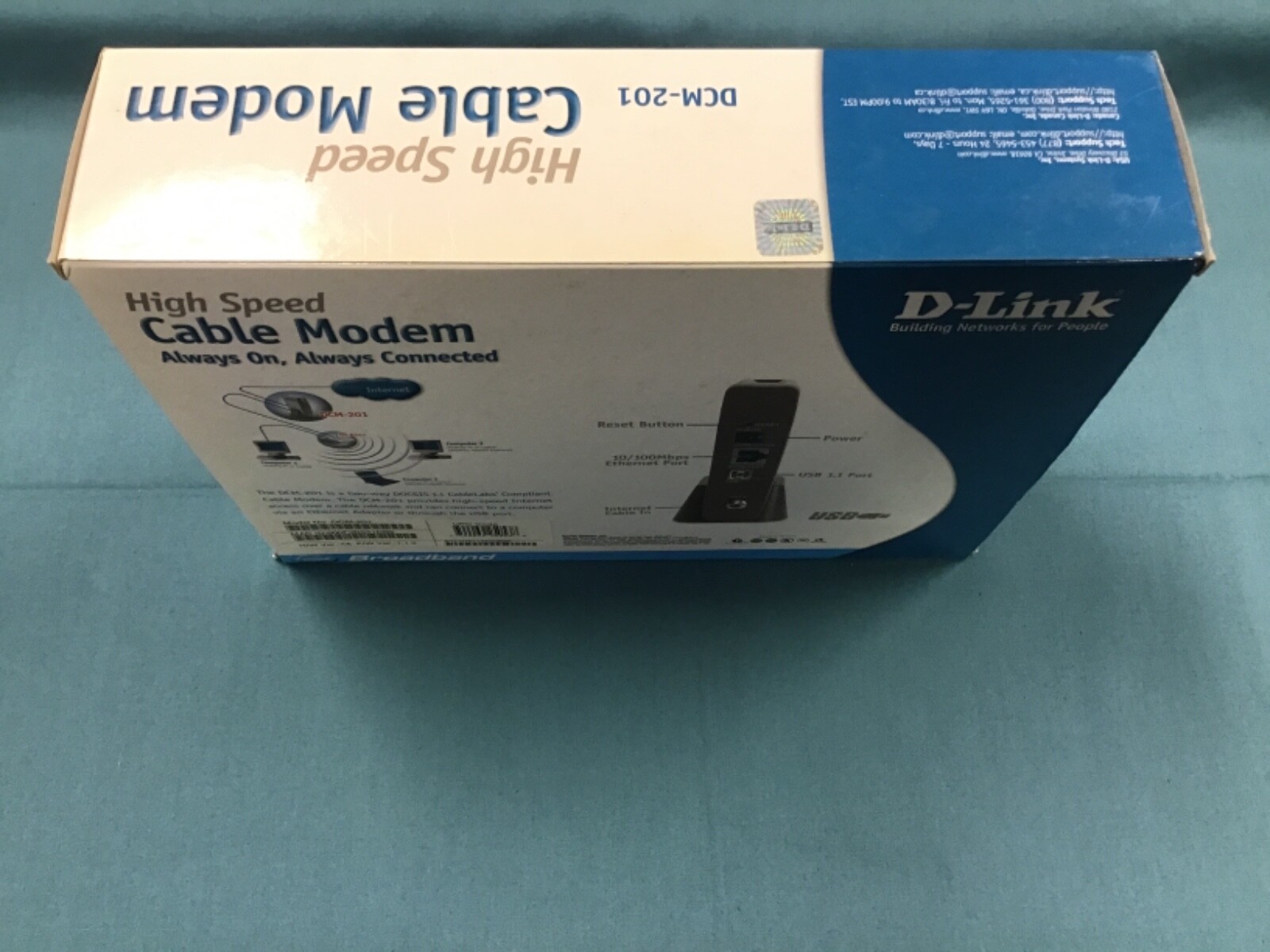D-Link DCM-201 High Speed Cable Modem – Looks Unused