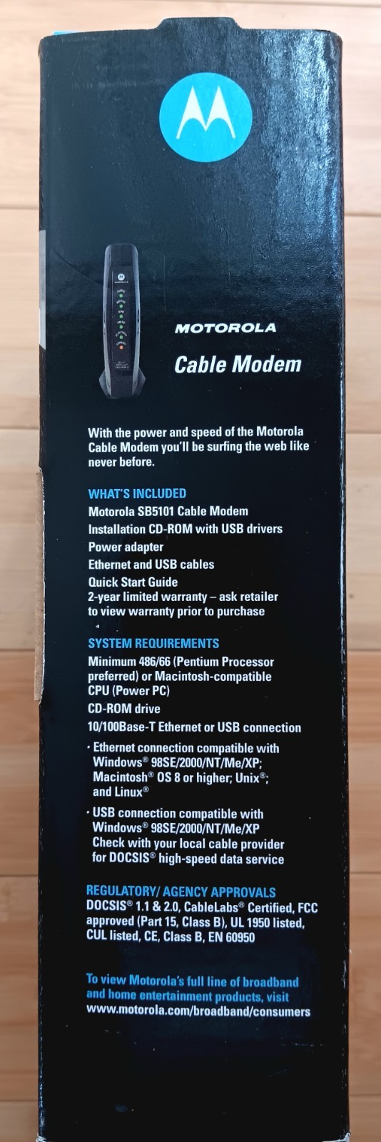Motorola SURFboard SB5101 Cable Modem (Factory sealed)