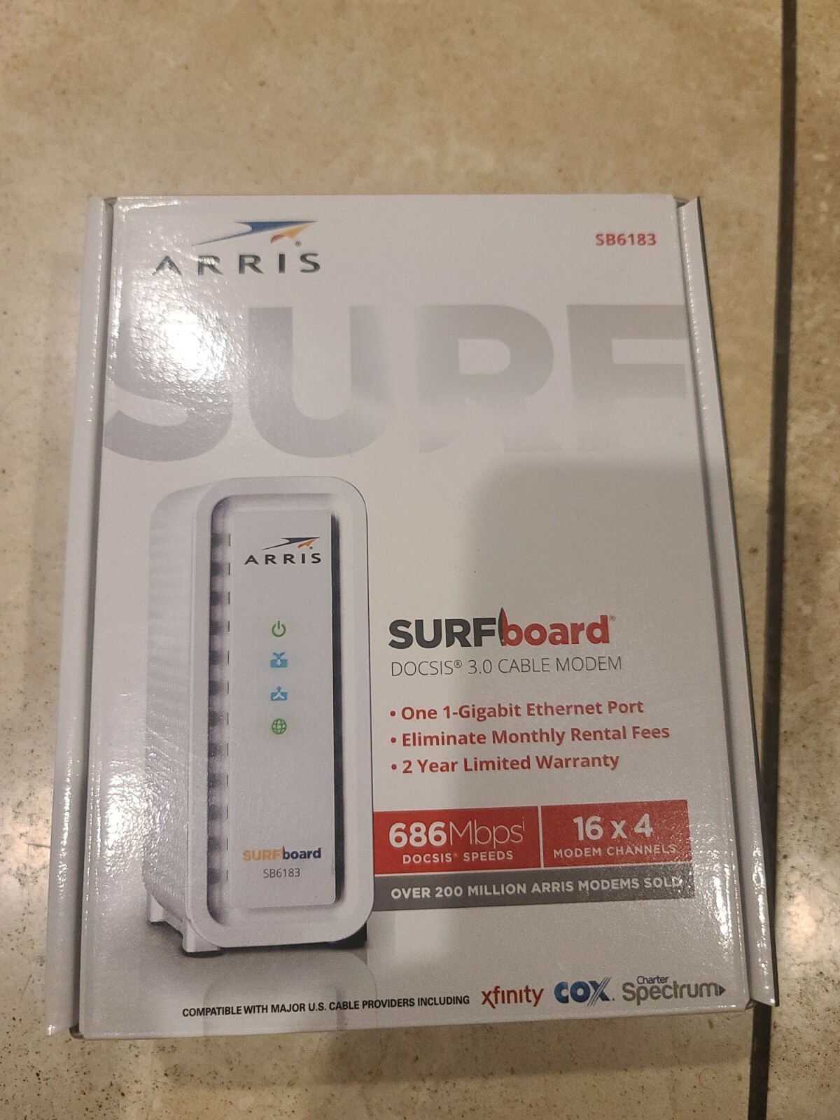 Arris SURFboard SB6183 DOCSIS 3.0 Cable Modem