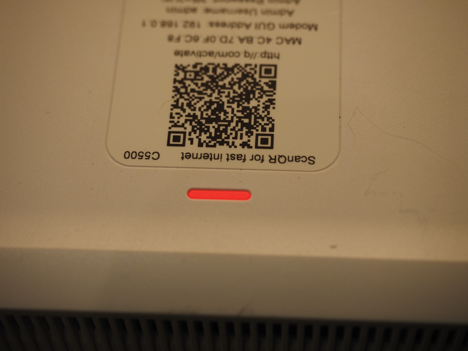 Quantum Fiber C5500XK High Performance Modem With AC Power Adapter