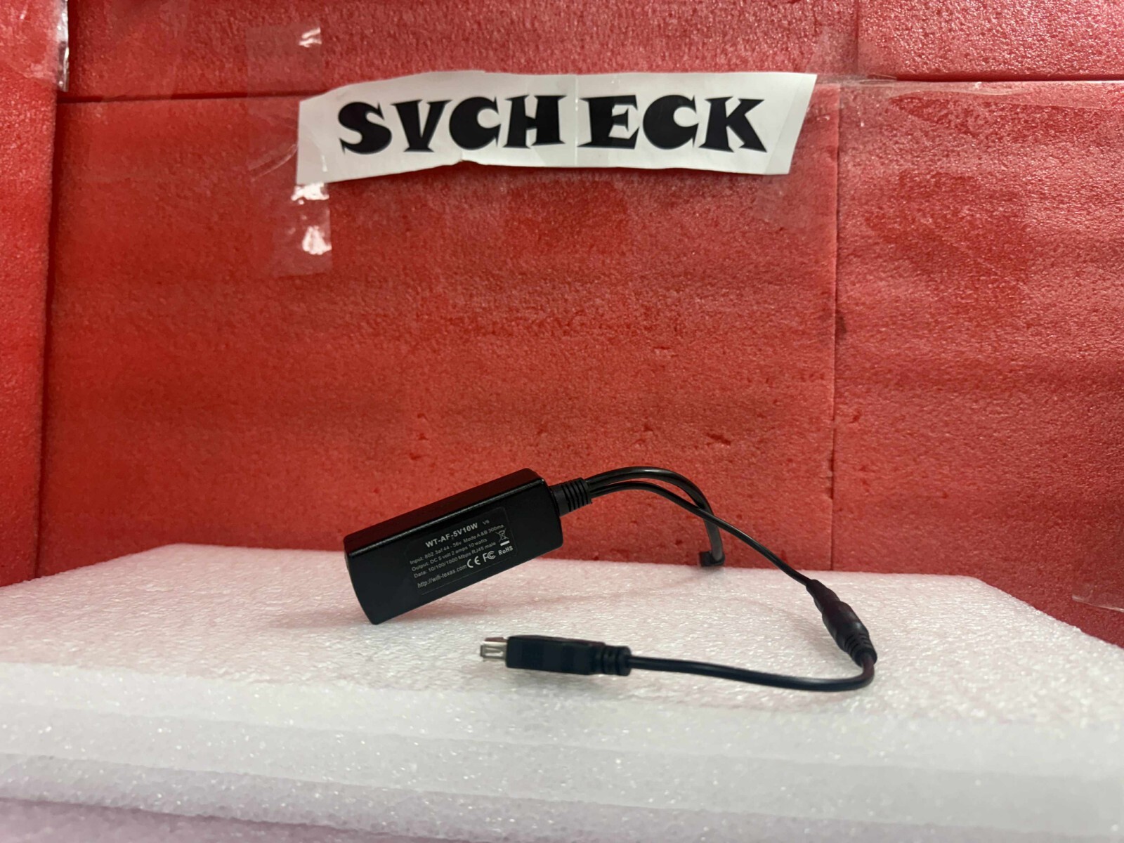 WiFi-Texas WT-AF-5V10W POE Splitter Ethernet to 5V